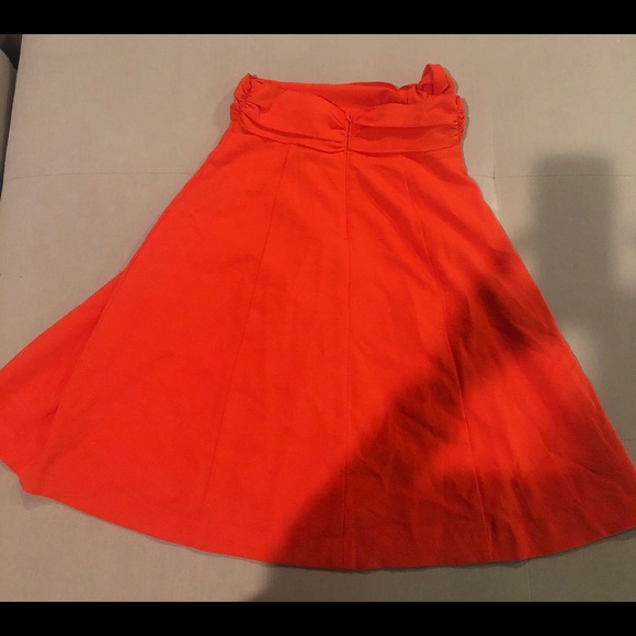 Orange, swing skirt with wrap. - Picture 3 of 7